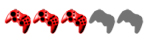 Three joysticks