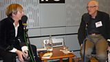 Harriett Gilbert talking to CK Stead