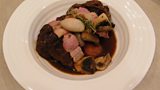 Braised shin of beef