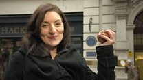 Alice Brown on Blue Plaques shoot