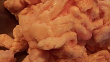 Chopped pork fat