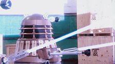 The Daleks open fire!
