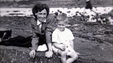 A young Alex Norton with his Mother