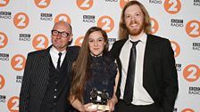 Best Duo winners Josienne Clarke & Ben Walker with presenter Andy Fairweather Low