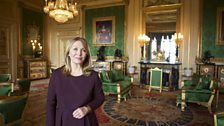 Kirsty Young in the Green Drawing Room, Windsor Castle
