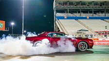 A standing quarter mile on this Vegas drag strip will put the Dodge through its paces