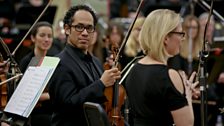 The violin of the BBC Concert Orchestra