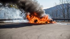 A technical problem caused things to get rather firey rather quickly