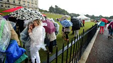 The show goes on even in the rain