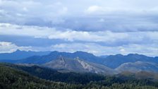 Panoramic views in Tasmania