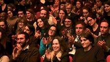 The audience at The Cultural Frontline event at the BBC Arabic Film Festival