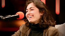 Director Mariakenzi Lahlou onstage at the BBC Radio Theatre