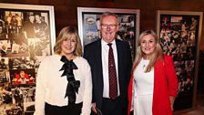 BBC presenter Tara Mills, Health Minister Mike Nesbitt MLA and Lynda Bryans at the BBC’s The Living Air concert