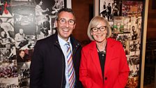 DAERA Minister Andrew Muir with Wendy Austin at the BBC’s The Living Air concert