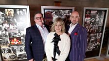 BBC presenters John Toal, Tara Mills and Declan Harvey at the BBC’s The Living Air concert