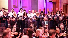 Codetta Choir performing at BBC’s The Living Air concert, celebrating 100 years of the BBC in Northern Ireland