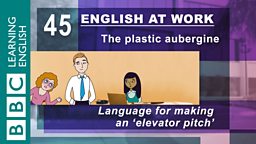 The plastic aubergine