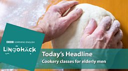 Cookery classes for elderly men