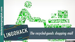 The recycled-goods shopping mall