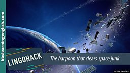 The harpoon that clears space junk