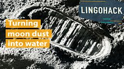 Turning moon dust into water