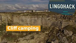 Camping on a cliff edge