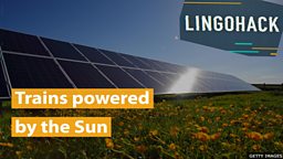 Trains powered by the Sun