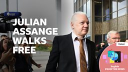 Julian Assange walks free