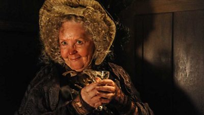Dickensian: Mrs Gamp (Pauline Collins)(Photo Credit: BBC/Red Planet Productions/Liam Daniel)