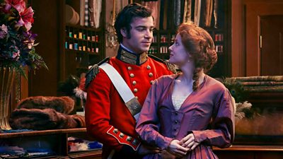 Dickensian: Captain James Hawdon (Ben Starr), Honoria Barbary (Sophie Rundle)(Photo Credit: BBC/Red Planet Pictures/Todd Antony)