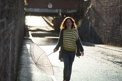 Christina Fitzsimmons (ANNA FRIEL) in Broken (Image Credit: BBC/Tony Blake)