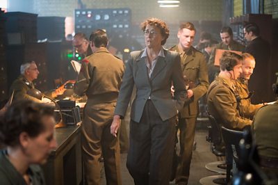 Coleman (FIONA SHAW), Alec Wilson (IAIN GLEN) in Mrs Wilson (Image Credit: BBC/©WP Films Ltd)