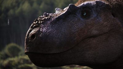 Profile of an Albertosarus brought to life