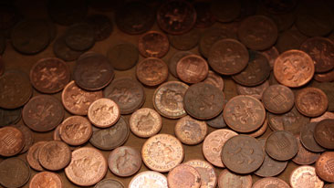 copper coins