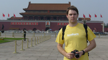 Gerald at Tiananmen Square