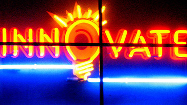 Innovate neon sign. CC Flickr:uncleweed